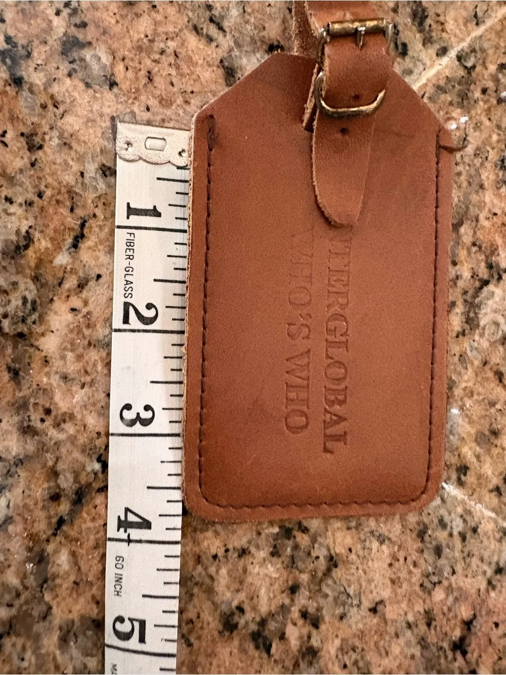 Leather Luggage Tag